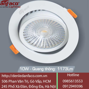 Đèn LED Âm Trần Chiếu Điểm Anfaco 10W AFC 689