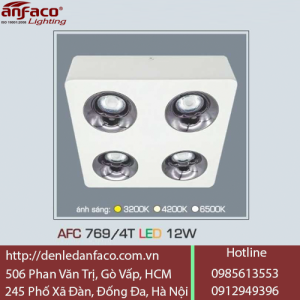 Đèn LED Ốp Nổi Vuông Anfaco 48W AFC 769/4 T